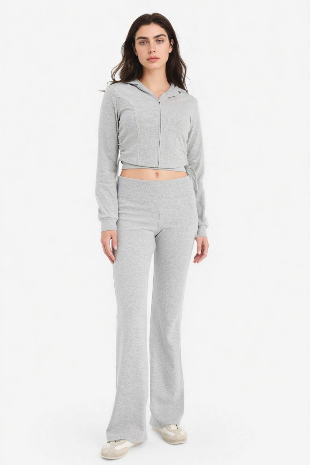 DeFacto Flare Fit Ribana Pantolon E0628AX26SP görsel 2