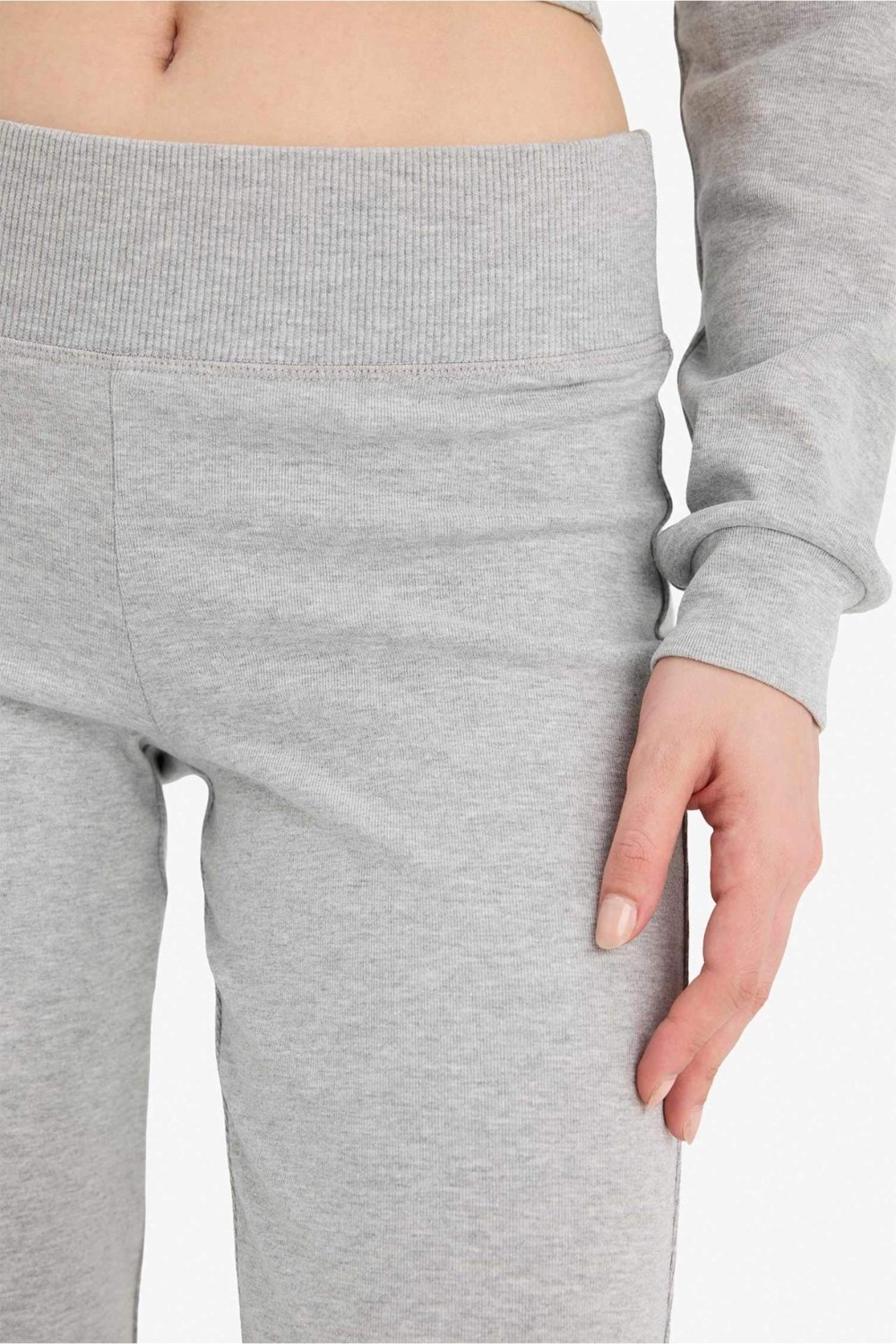 DeFacto Flare Fit Ribana Pantolon E0628AX26SP görsel 5
