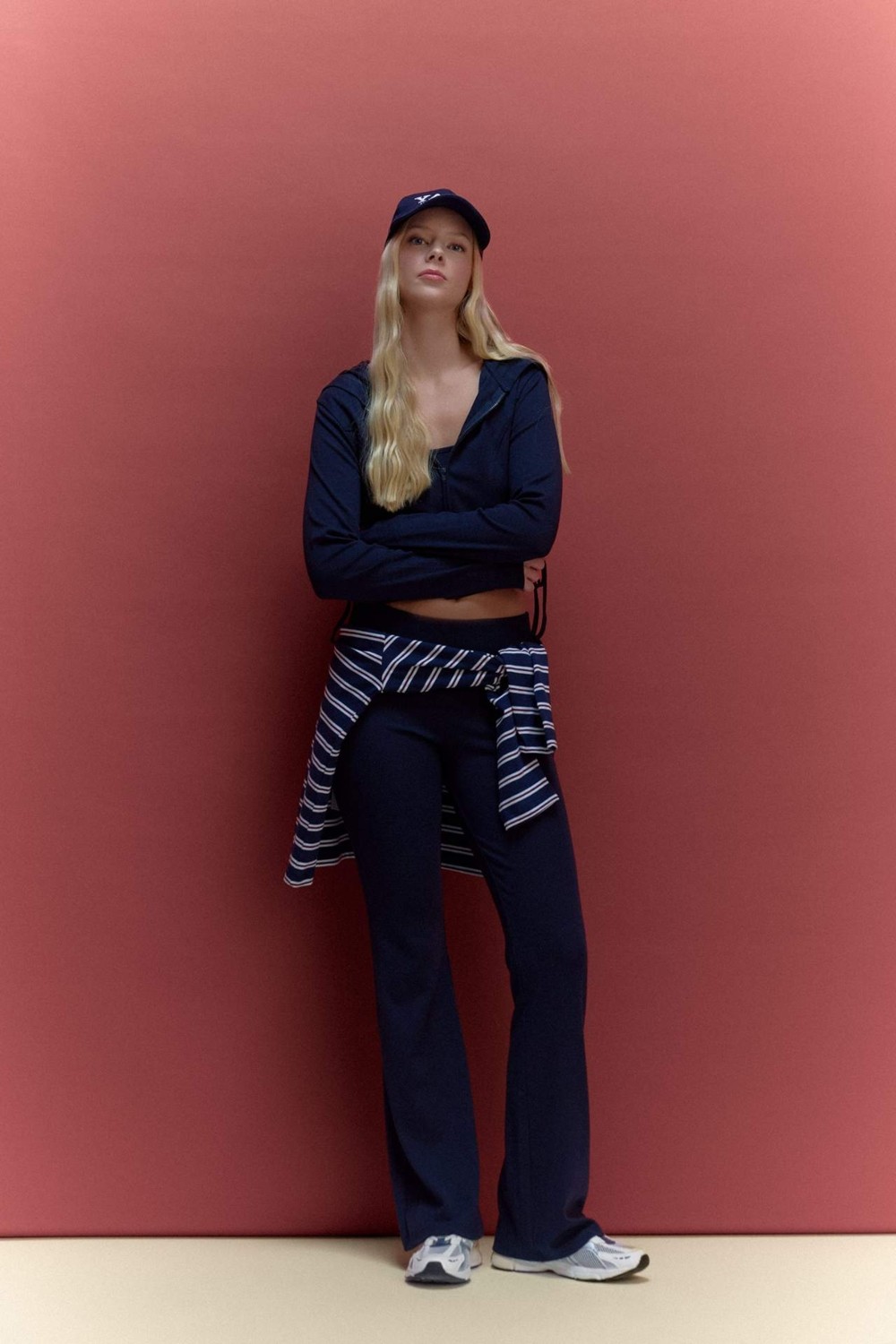 DeFacto Flare Fit Ribana Pantolon E0628AX26SP görsel 7