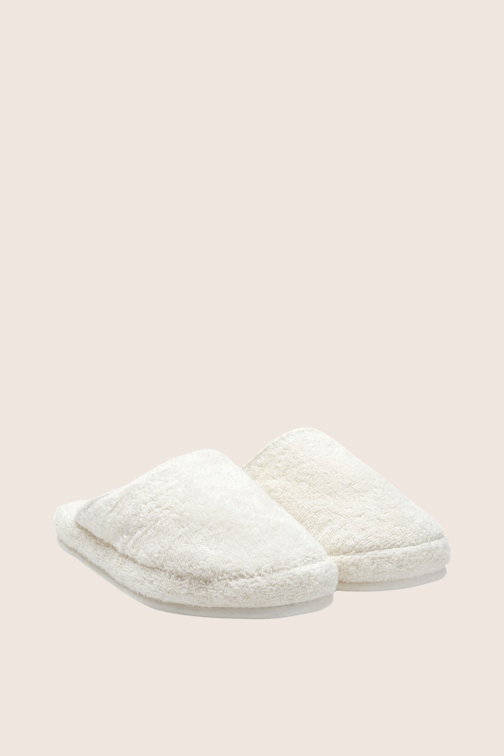 İrya Marble Unisex Kalın Tabanlı Havlu Terlik Krem