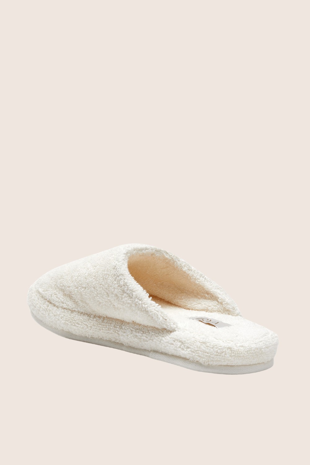 İrya Marble Unisex Kalın Tabanlı Havlu Terlik Krem görsel 3