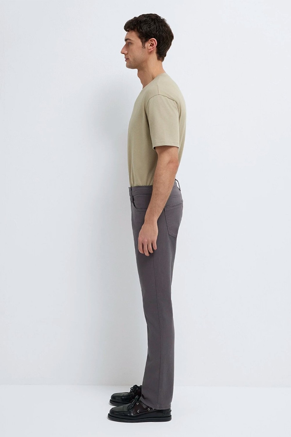 Mavi Marcus Mavi Black Antrasit Gabardin Pantolon 00351A2794 görsel 4