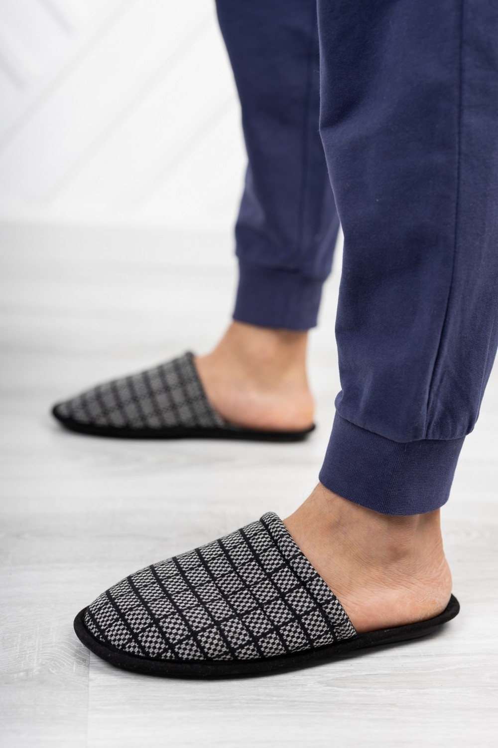 ModaFrato 3'LÜ Paket Motif Erkek Terlik Ev Terliği görsel 7