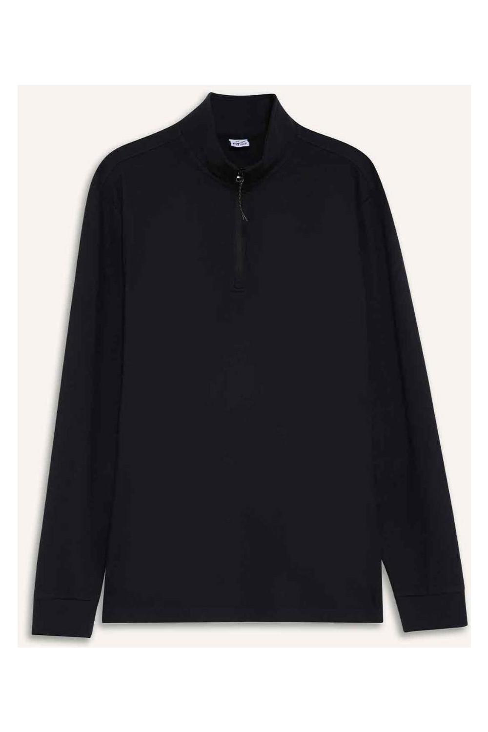 DeFacto Sıcak Tutan Standart Fit Dik Yaka Yarım Fermuarlı Polar Sporcu Sweatshirt F2302AX25WN görsel 5