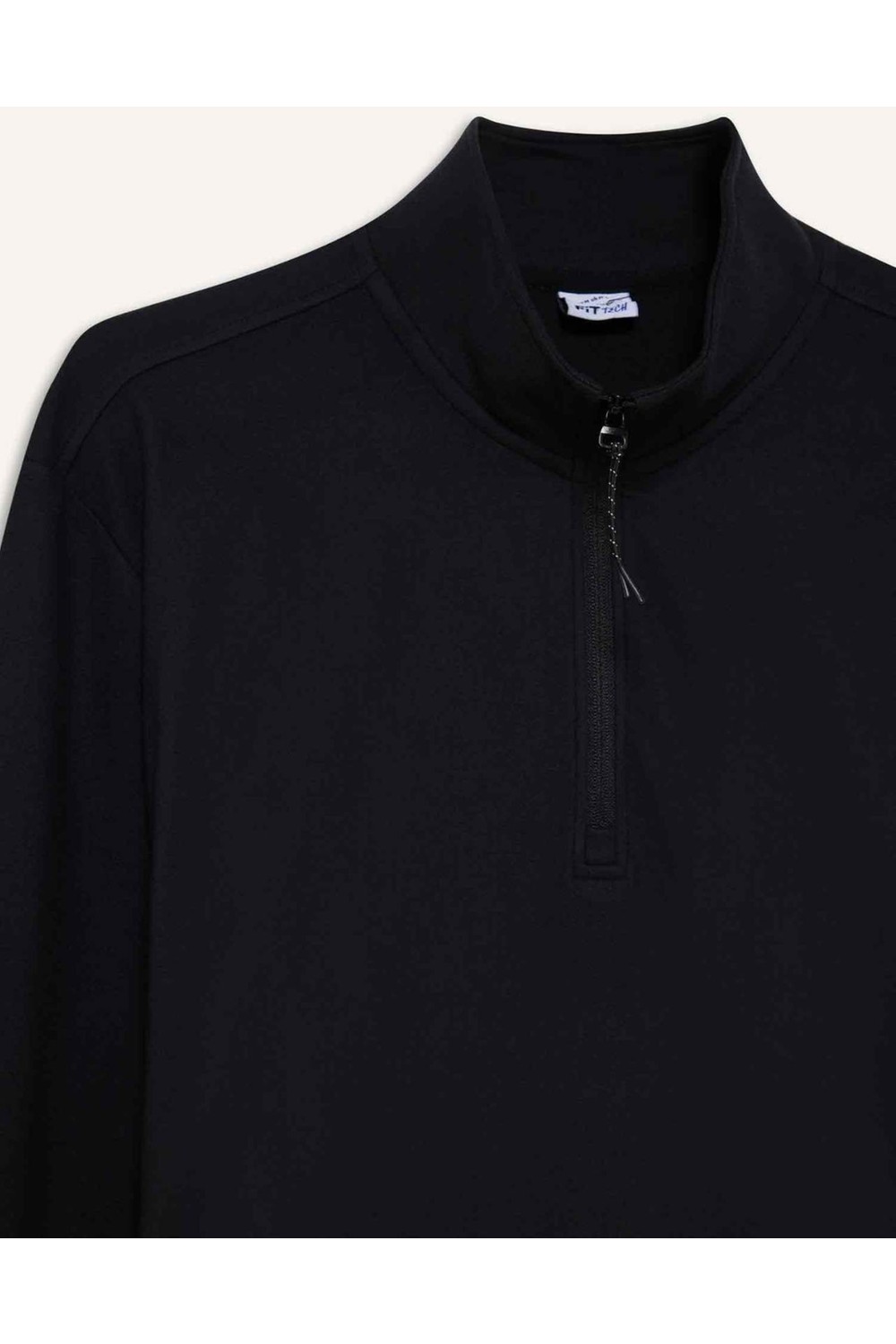 DeFacto Sıcak Tutan Standart Fit Dik Yaka Yarım Fermuarlı Polar Sporcu Sweatshirt F2302AX25WN görsel 6