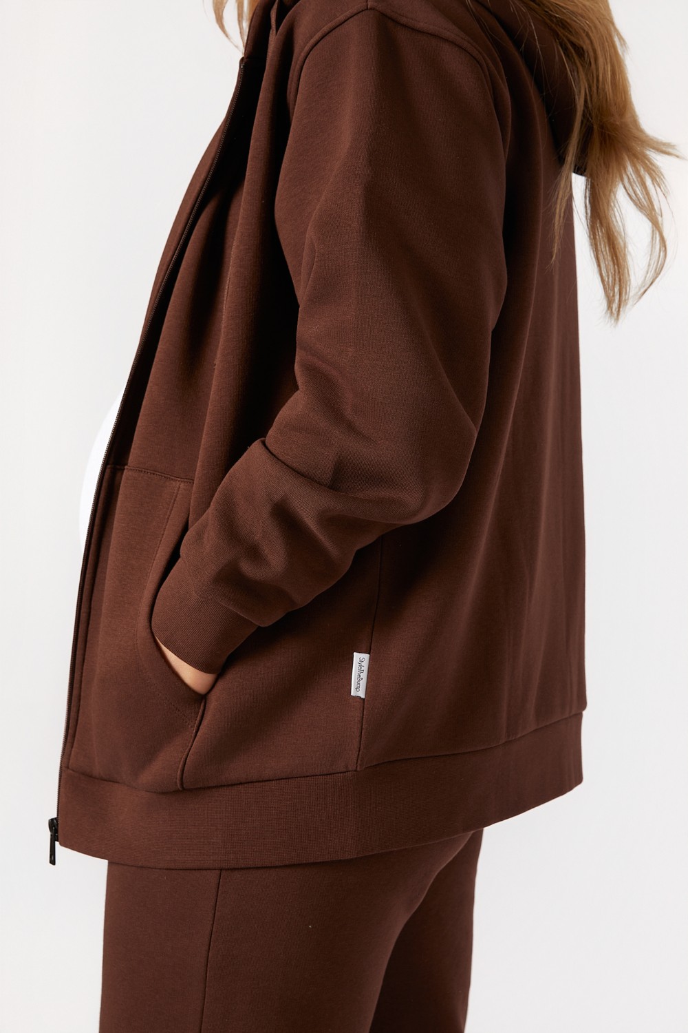 Style The Bump Rachel Hamile Eşofman Takımıkahve görsel 7