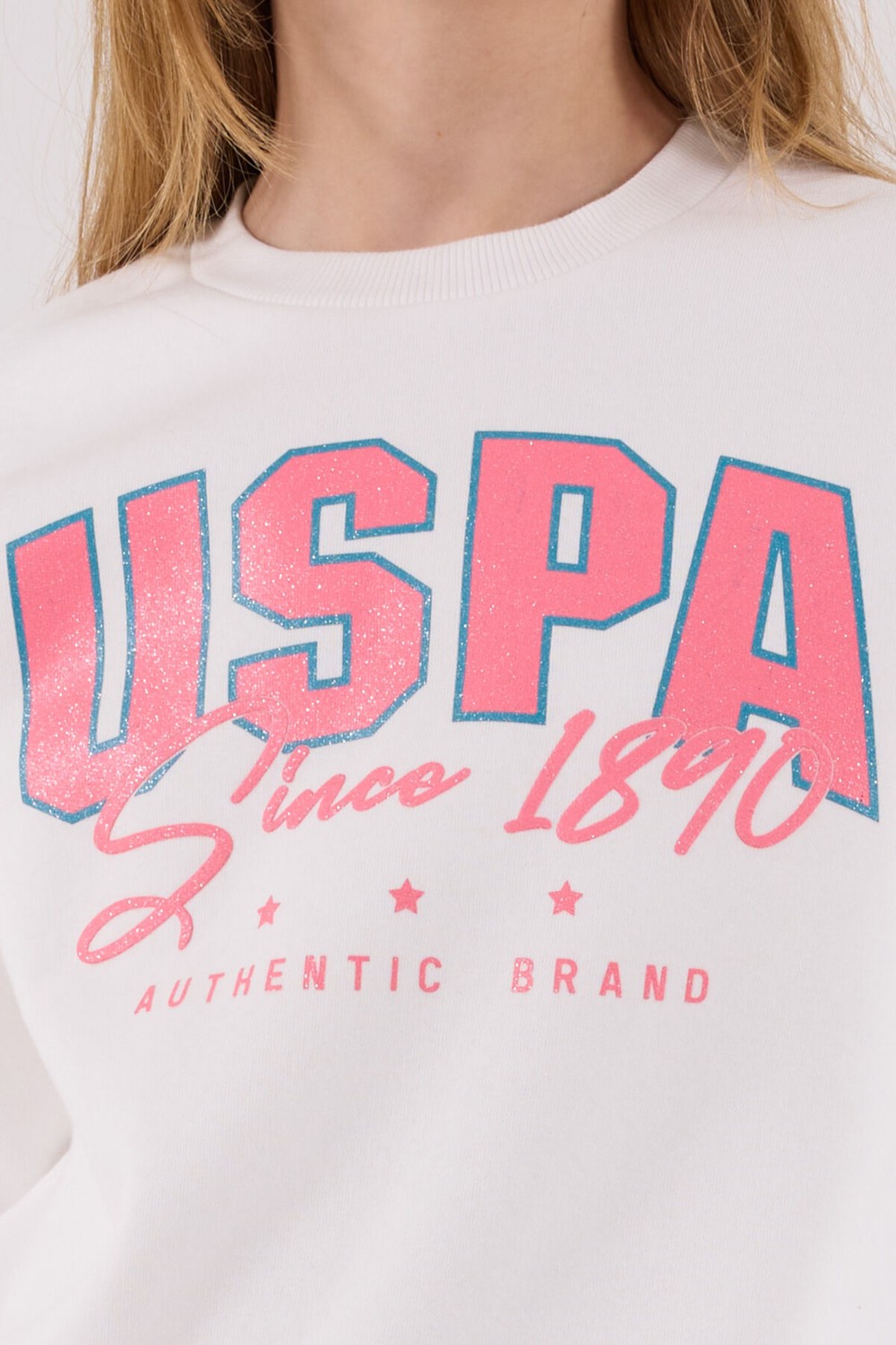 U.S. Polo Assn. U.S. Polo Assn Su Yeşili Kız Ikili Takım 10 - 11 Yaş Lastikli Paça 3 İplik Şardonlu Kumaş US2315 görsel 6