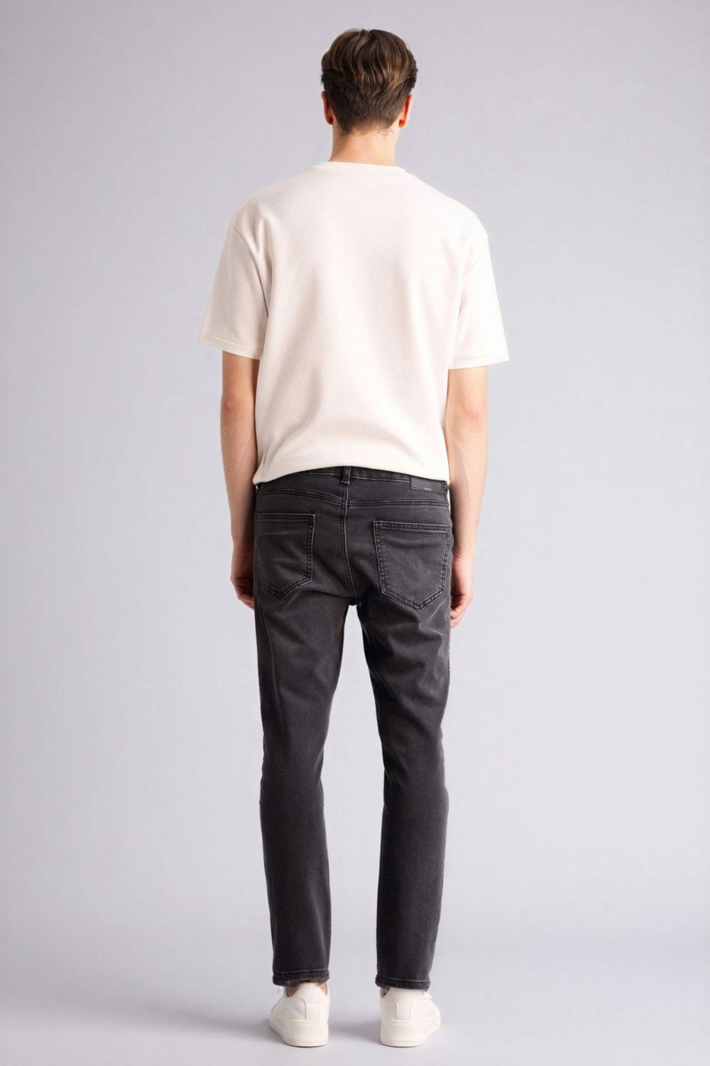 DeFacto Pedro Slim Fit Normal Bel Dar Paça Jean Pantolon D5480AX26SP görsel 5