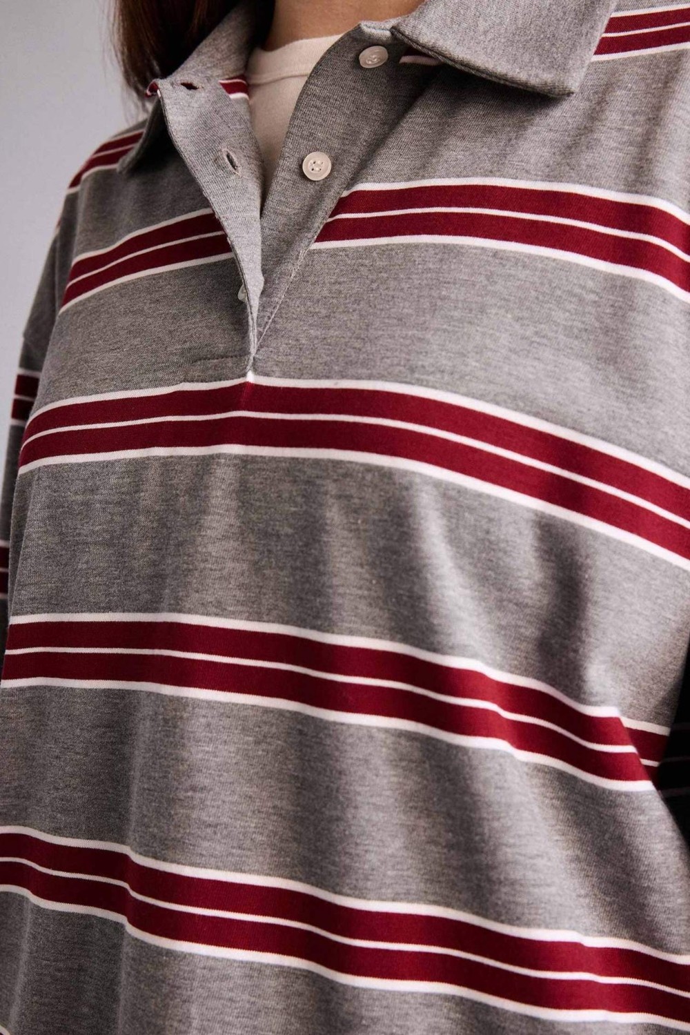DeFacto Loose Fit Çizgili Sweatshirt G9469AX26SP görsel 6