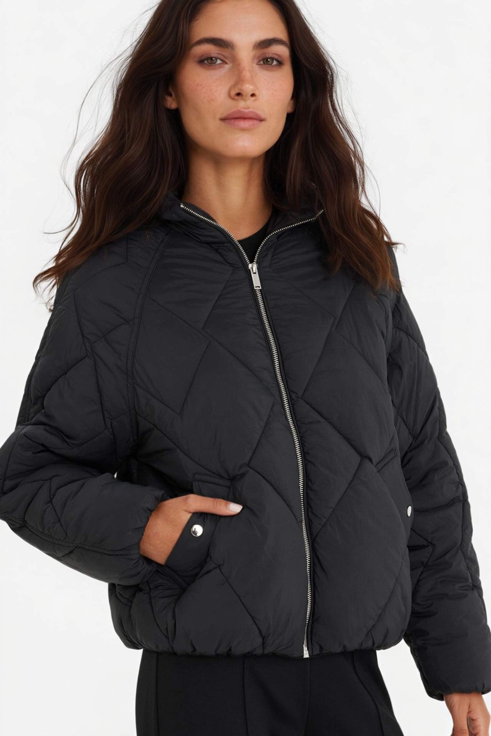DeFacto Su İtici Regular Fit Kapüşonlu Mont F2803AX25WN