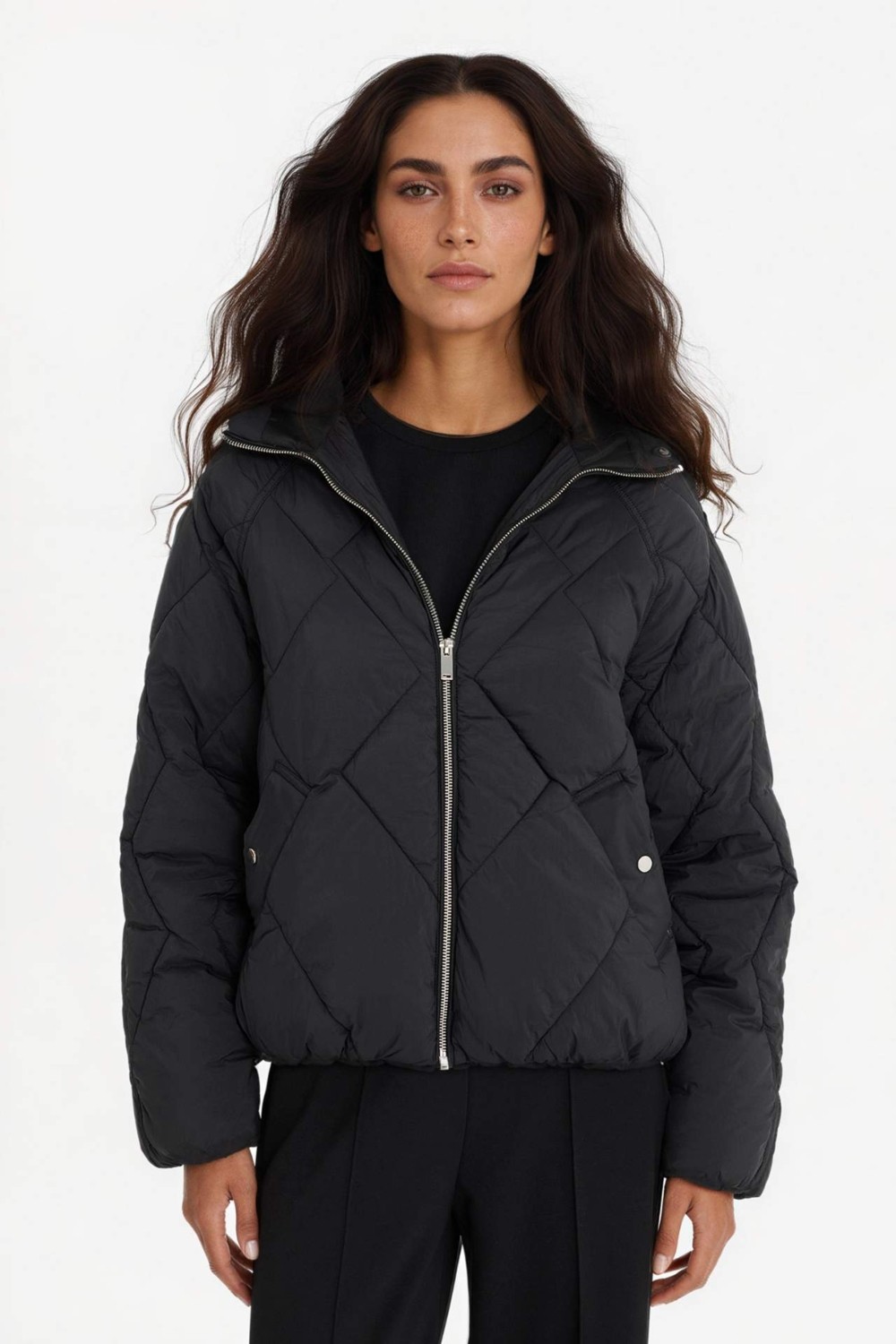 DeFacto Su İtici Regular Fit Kapüşonlu Mont F2803AX25WN görsel 4