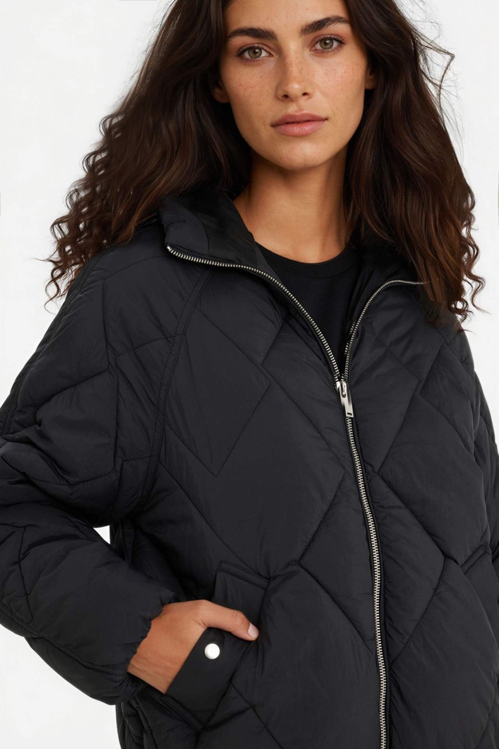 DeFacto Su İtici Regular Fit Kapüşonlu Mont F2803AX25WN görsel 5