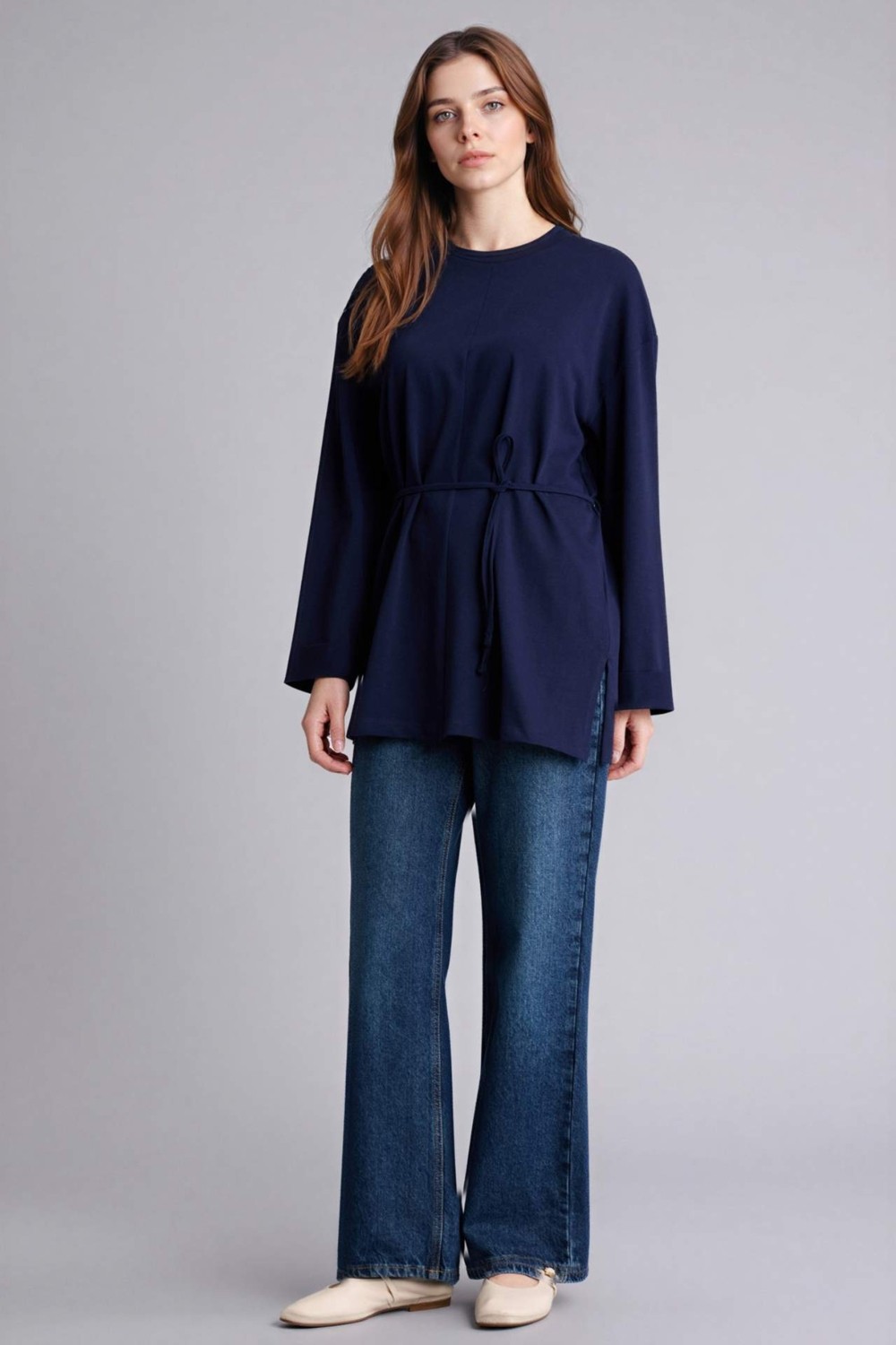 DeFacto %100 Pamuk Loose Fit Tunik F4850AX26SP görsel 2