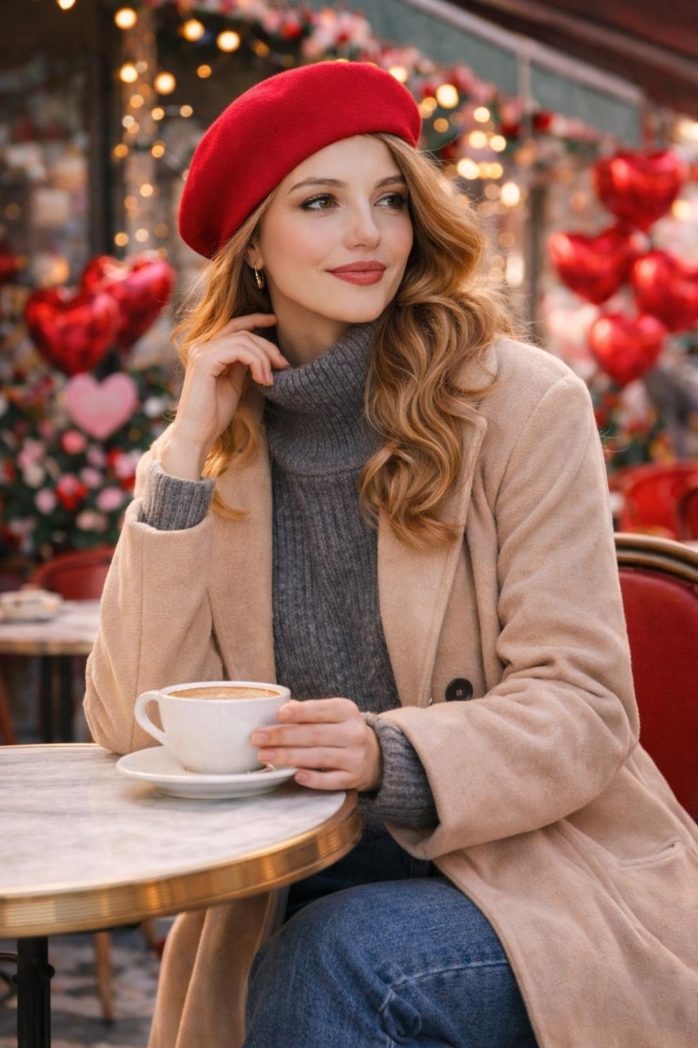 Wearflawless 2'li Atkı ve Ressam Bere Seti, Sevgililer Günü Hediyesi görsel 2