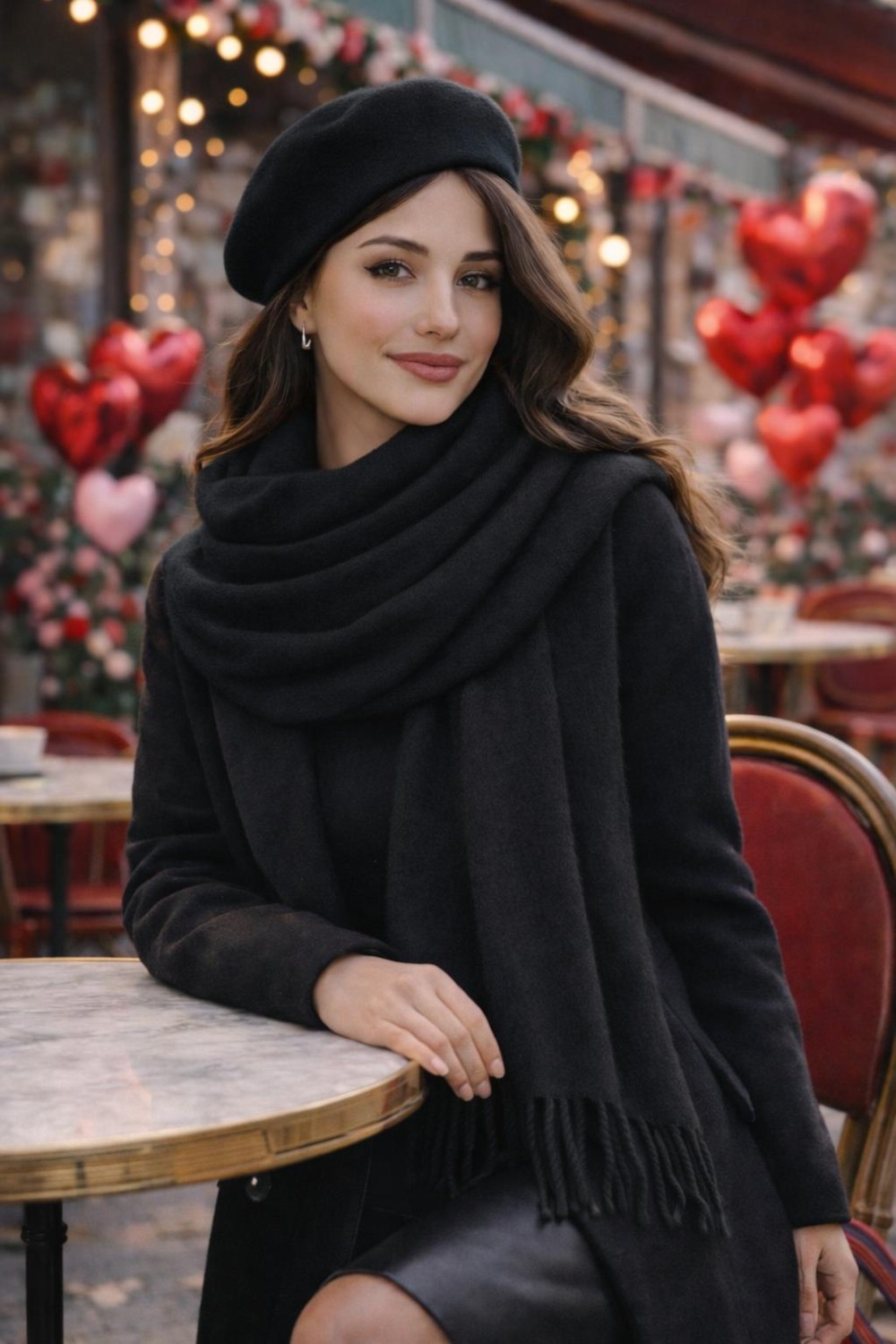 Wearflawless 2'li Atkı ve Ressam Bere Seti, Sevgililer Günü Hediyesi görsel 4