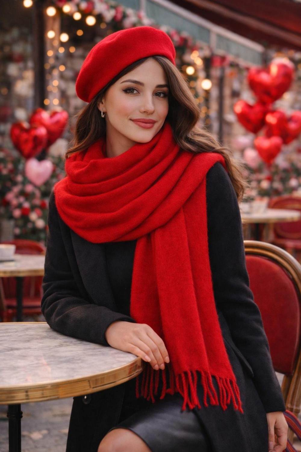 Wearflawless 2'li Atkı ve Ressam Bere Seti, Sevgililer Günü Hediyesi görsel 6