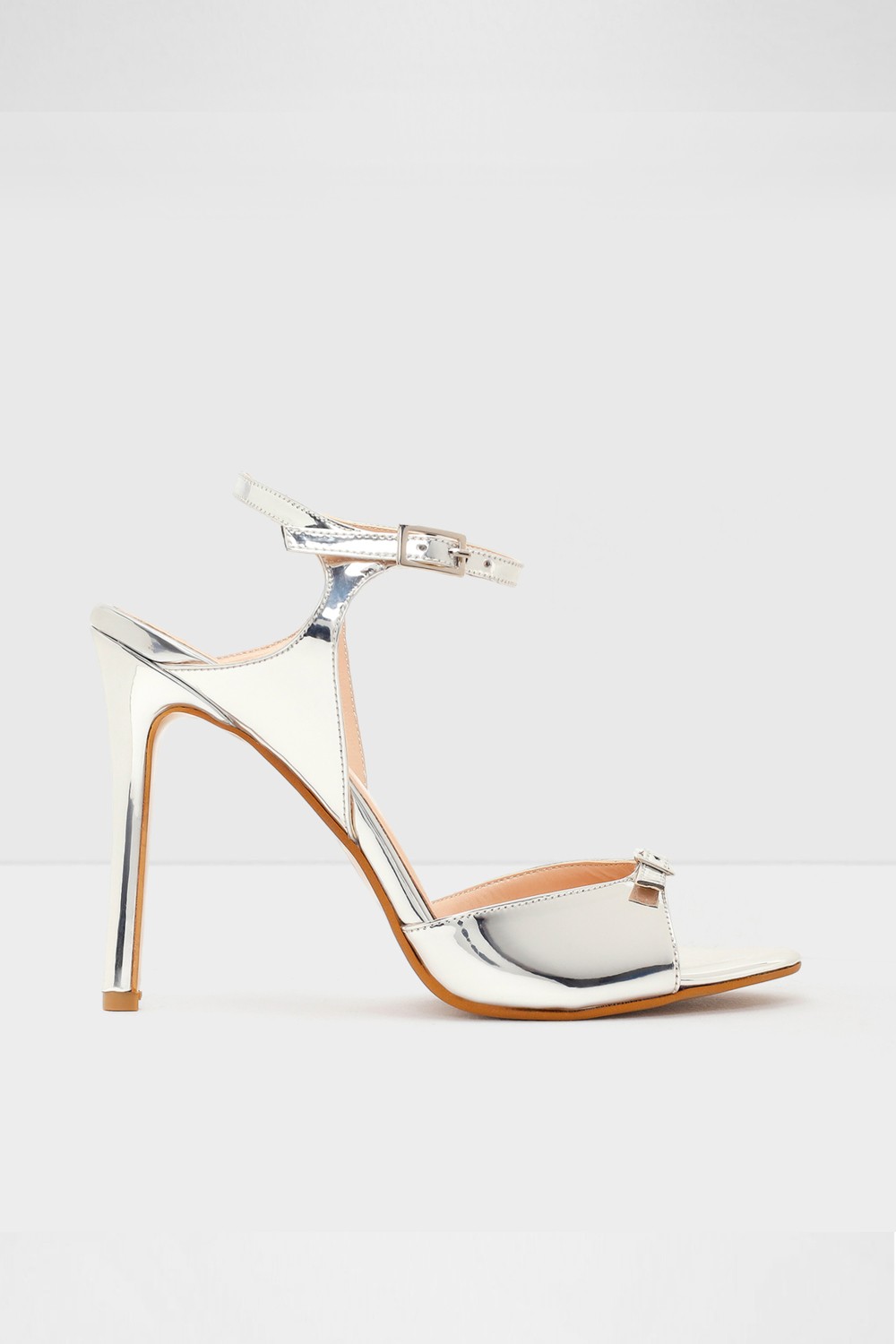 ALDO Leni-Tr Sandalet Yüksek Topuklu Sandalet Abiye Sandalet - Metalik