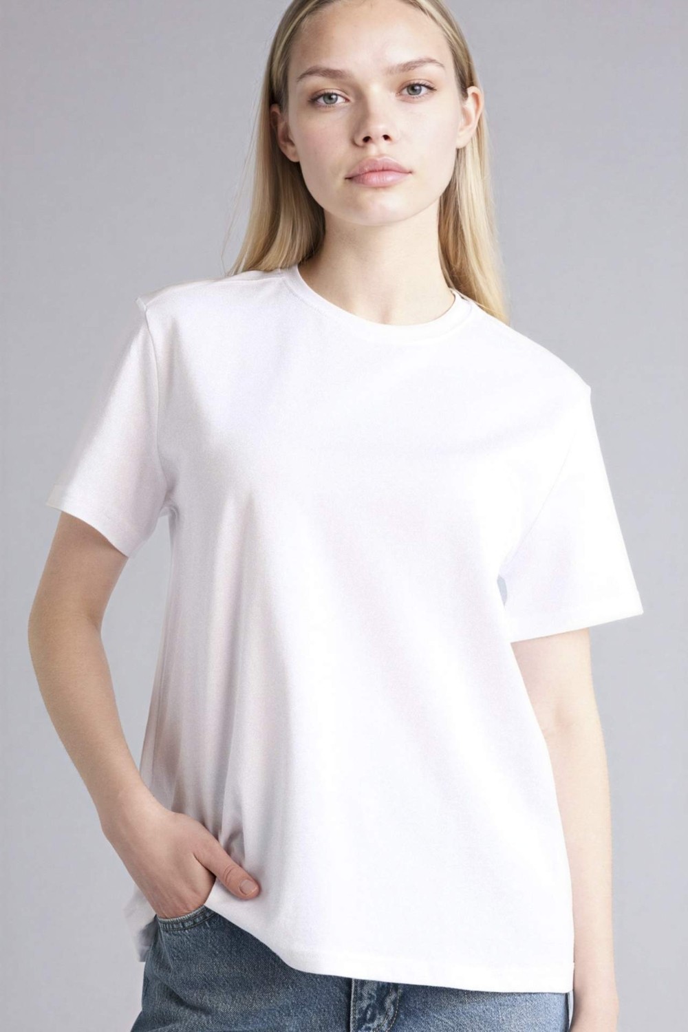 DeFacto %100 Pamuk Regular Fit Bisiklet Yaka Basic Premium Kısa Kollu Tişört A9428AX26SP