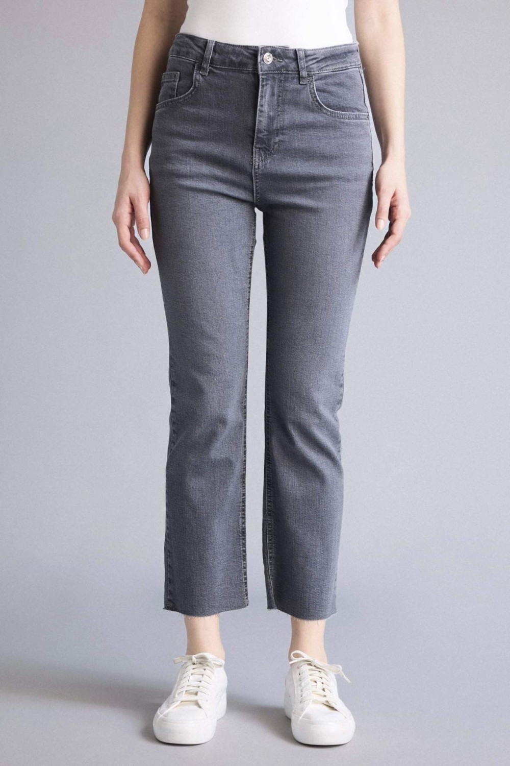 DeFacto Crop Flare Fit Yüksek Bel Jean Pantolon G2217AX26SP görsel 8