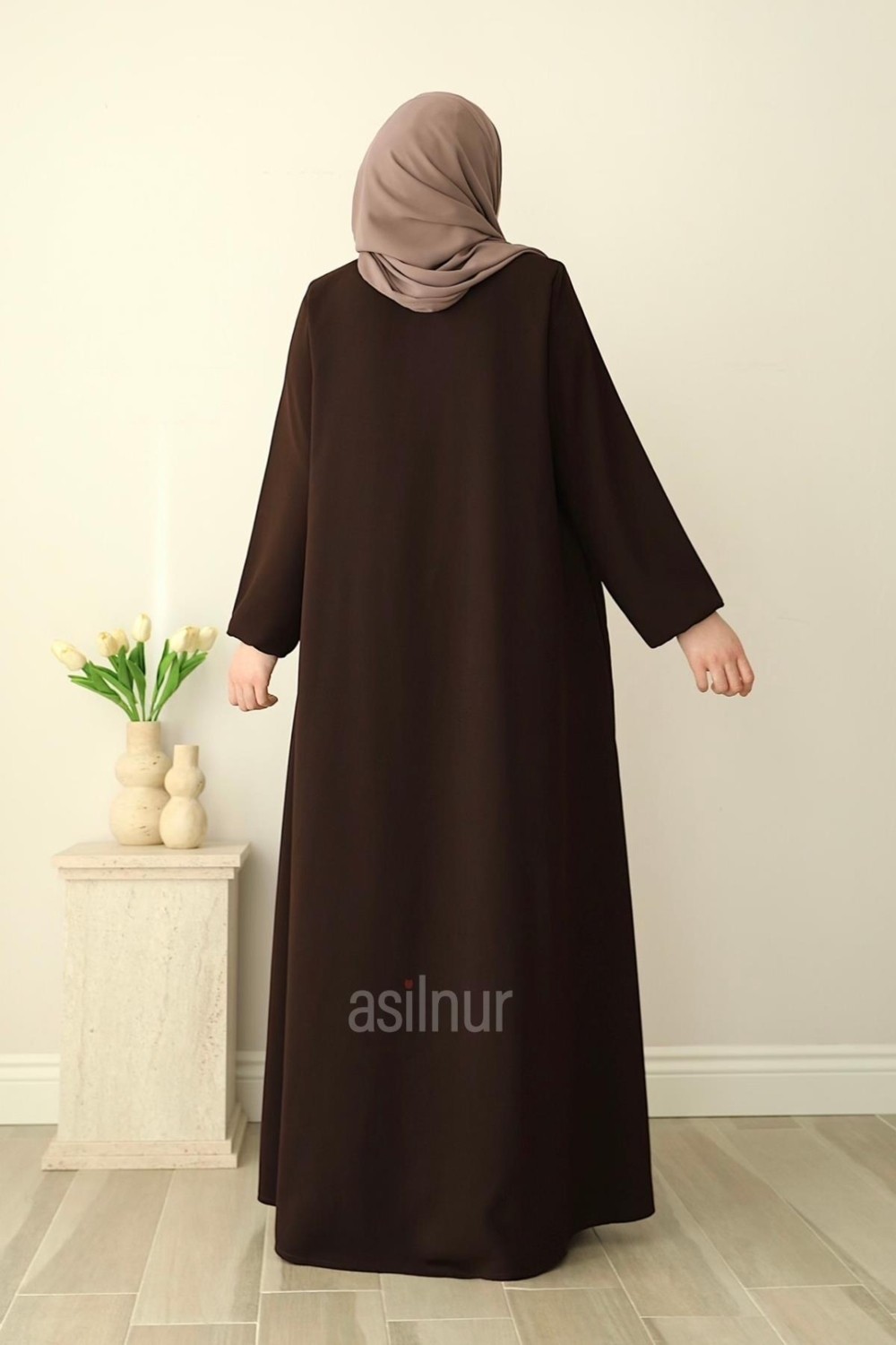 Asilnur Nesli Mevlana Ferace Siyah görsel 4