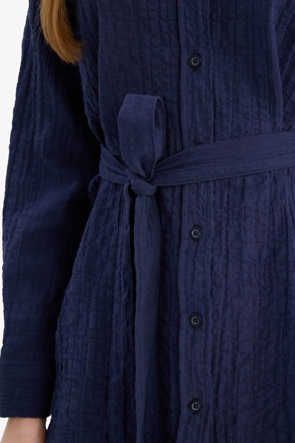 DeFacto Regular Fit Gofre Dokulu Tunik G8505AX26SP görsel 4