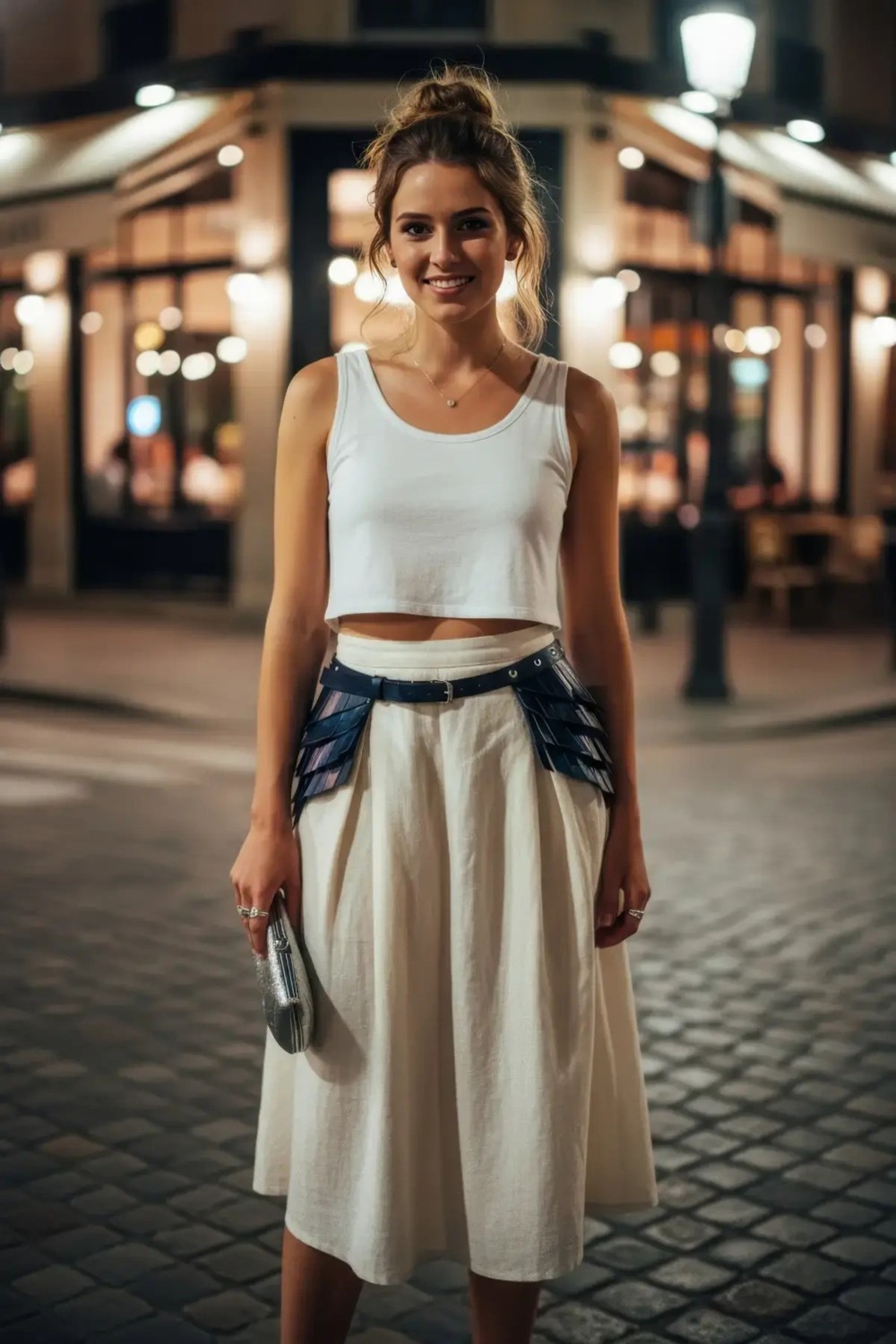 Moda Şahsenem Siyah Kadın Kemer Katmanlı Yan Panelli Bel Aksesuarı - BRF1254 görsel 3