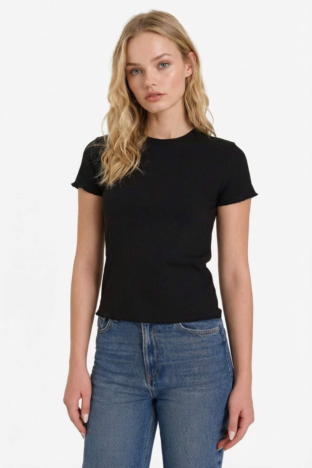 DeFacto Fitted Fitilli Kaşkorse Tişört K7064AZ26SP