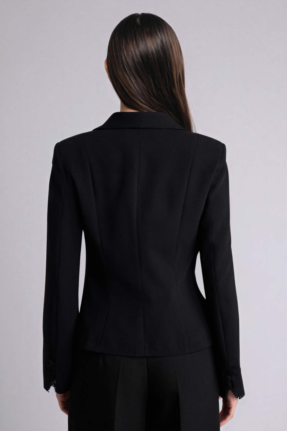 DeFacto Fitted Krep Blazer Ceket G7816AX26SP görsel 8