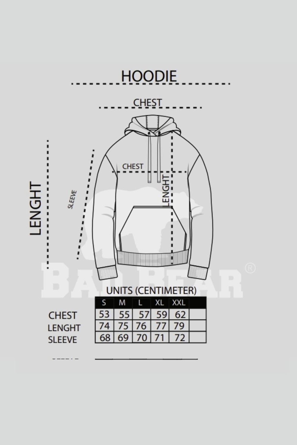Bad Bear Even Full-Zip Hoodie Turuncu Fermuarlı Kapüşonlu Erkek Sweatshirt görsel 4