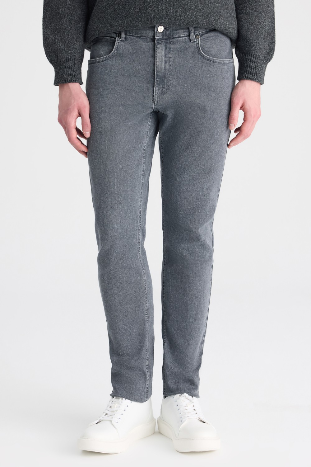 TWN Super Slim Fit Antrasit Denim Pantolon 5ECJ30081503M