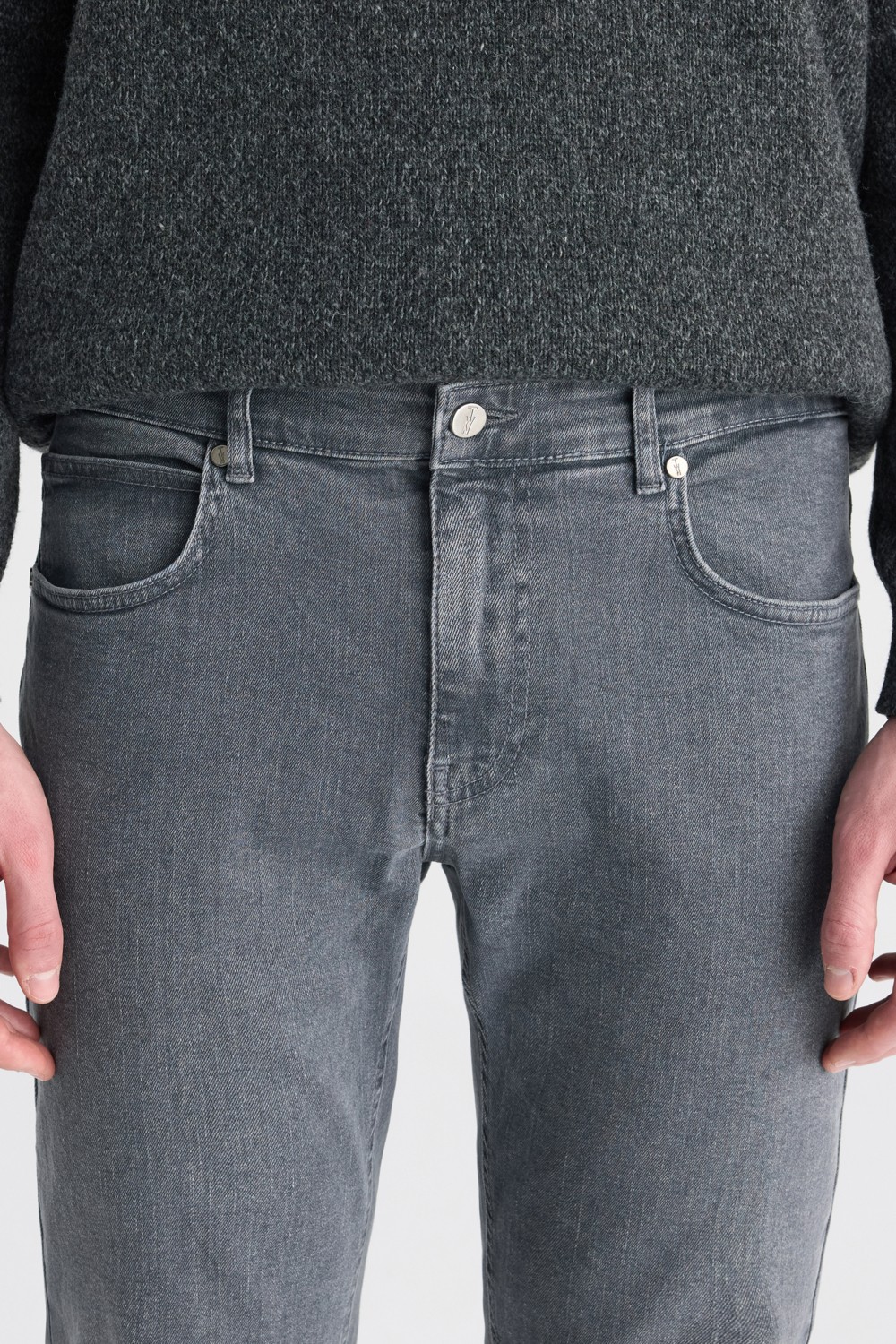 TWN Super Slim Fit Antrasit Denim Pantolon 5ECJ30081503M görsel 2