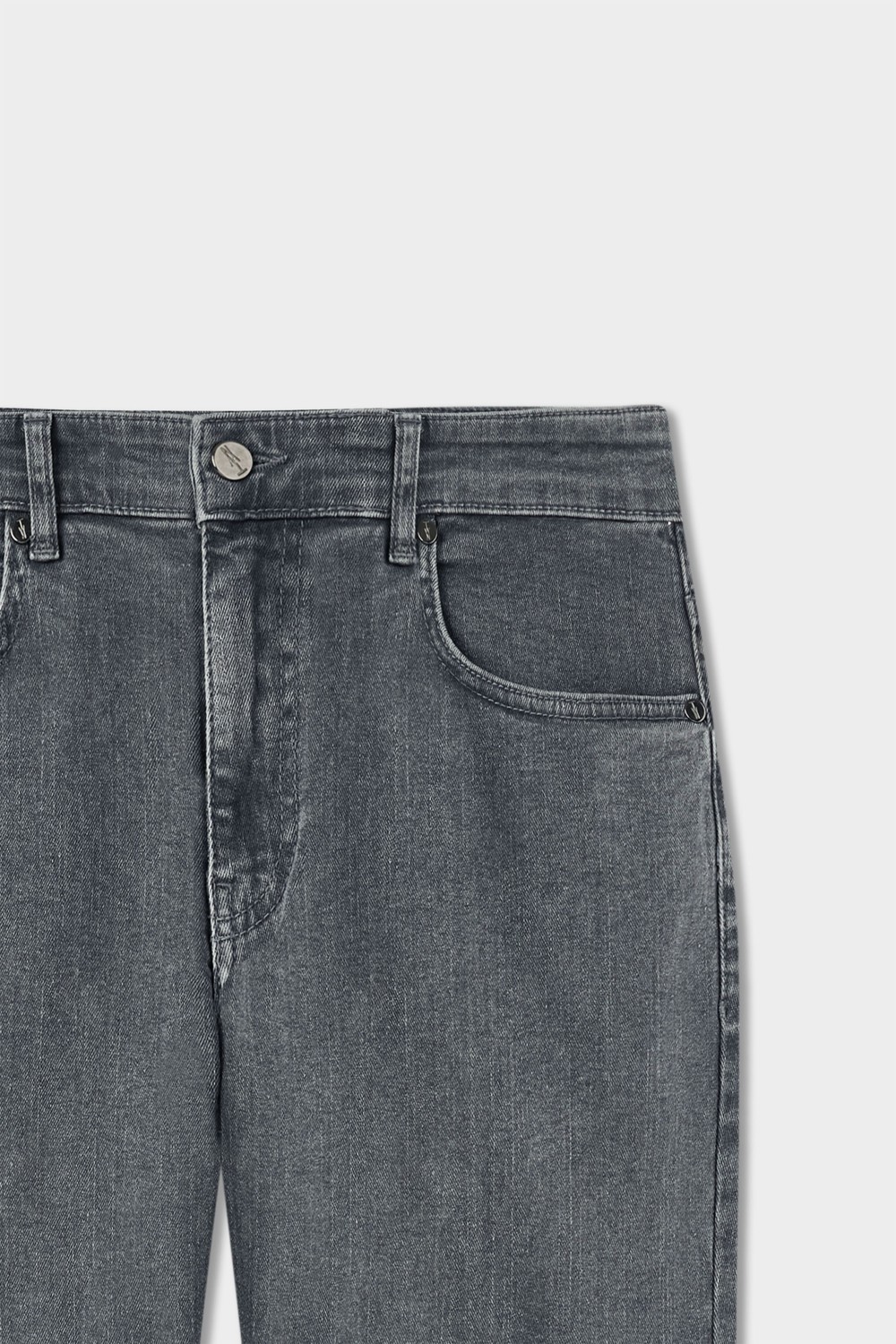 TWN Super Slim Fit Antrasit Denim Pantolon 5ECJ30081503M görsel 6