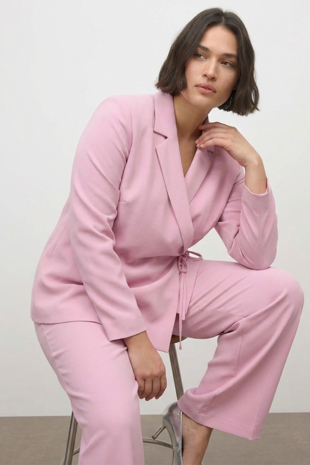 Myline Bağlama Detaylı Blazer Ceket görsel 2