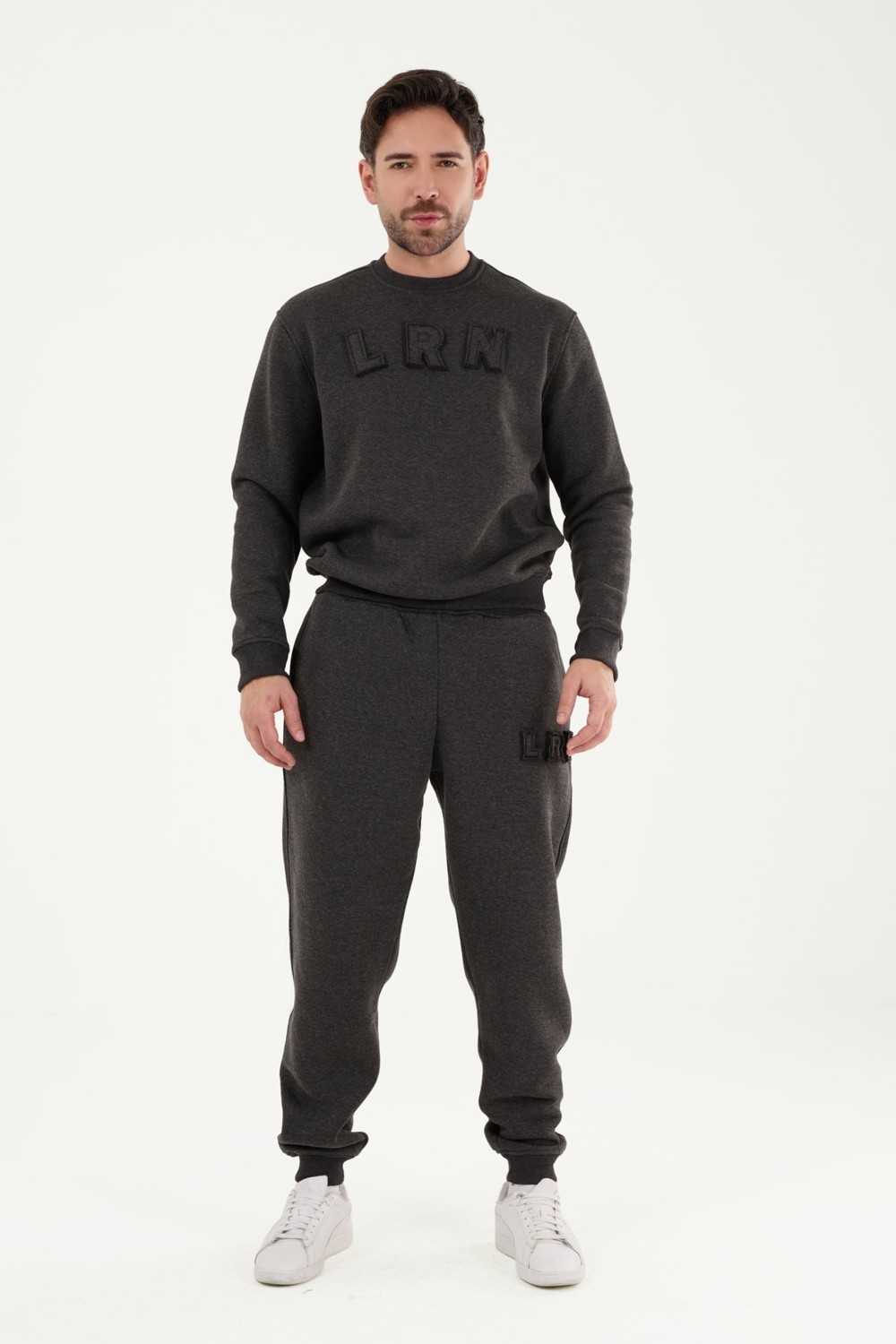 Louren W863 Şardonlu Oversize Eşofman Üstü