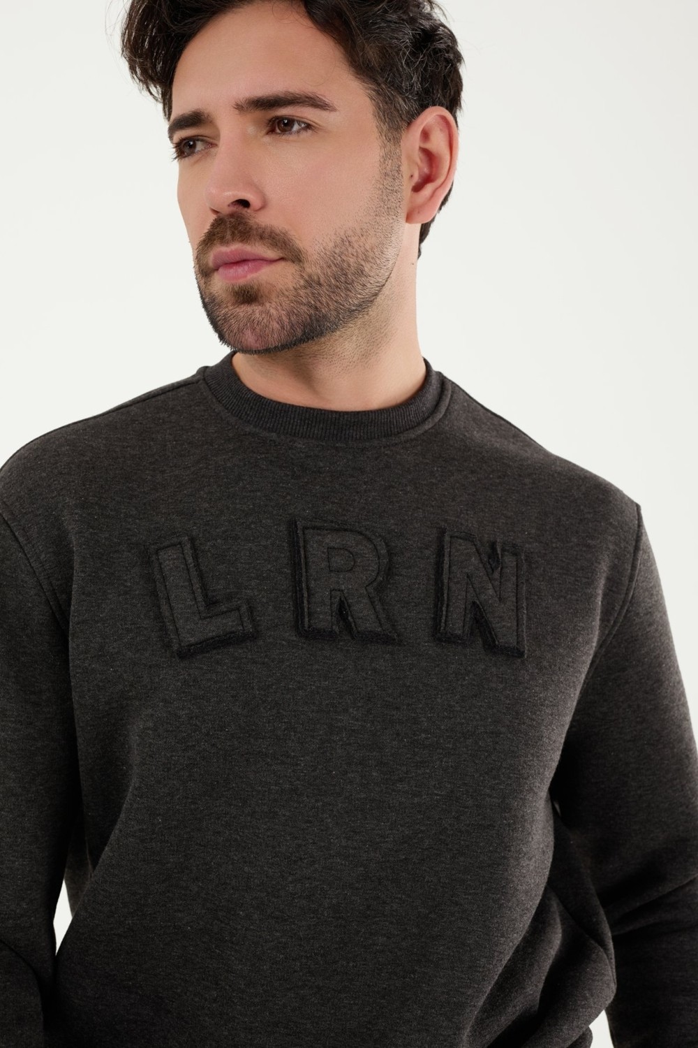 Louren W863 Şardonlu Oversize Eşofman Üstü görsel 5