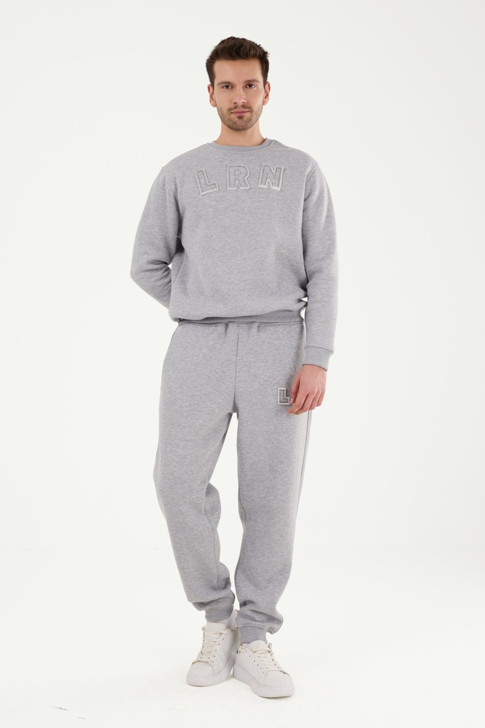 Louren W863 Şardonlu Oversize Eşofman Üstü görsel 7