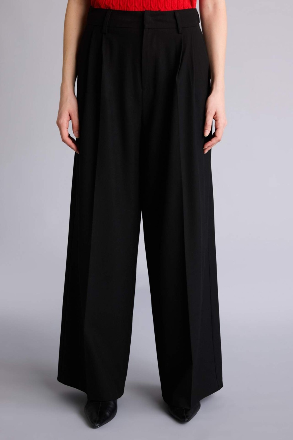 DeFacto Wide Leg Yüksek Bel Geniş Paça Pantolon G7831AX26SP görsel 3