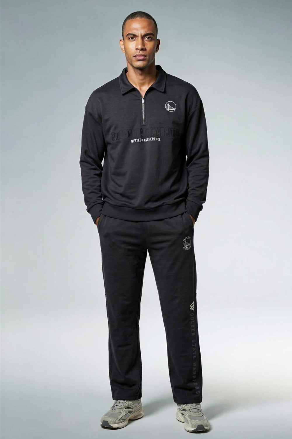 DeFacto NBA Golden State Warriors Relax Fit Skuba Dalgıç Kumaş Jogger F6994AX26SP görsel 3