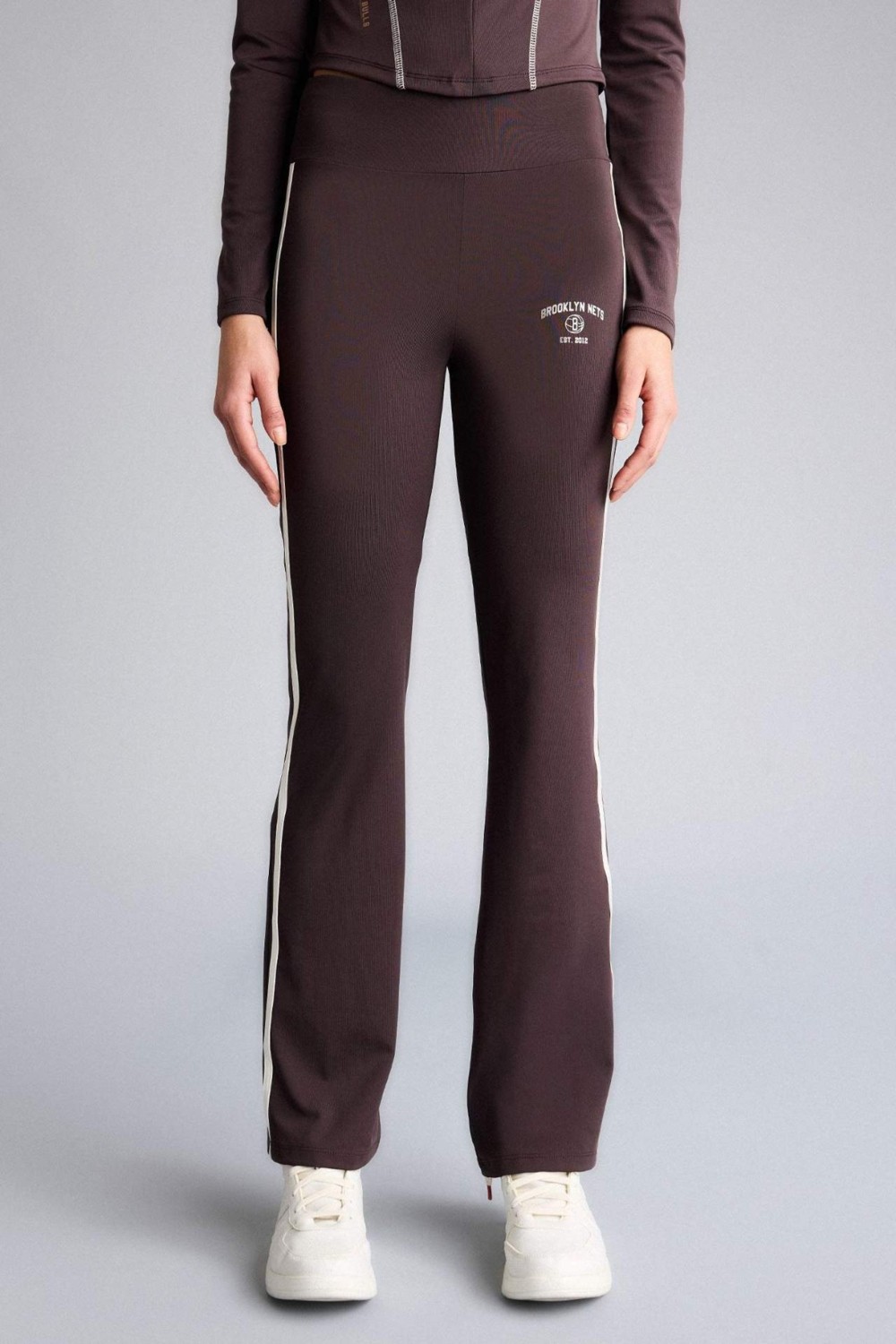 DeFacto Airtech NBA Brooklyn Nets Flare Fit İspanyol Paça Standart Boy Pantolon F8227AX26SP görsel 5