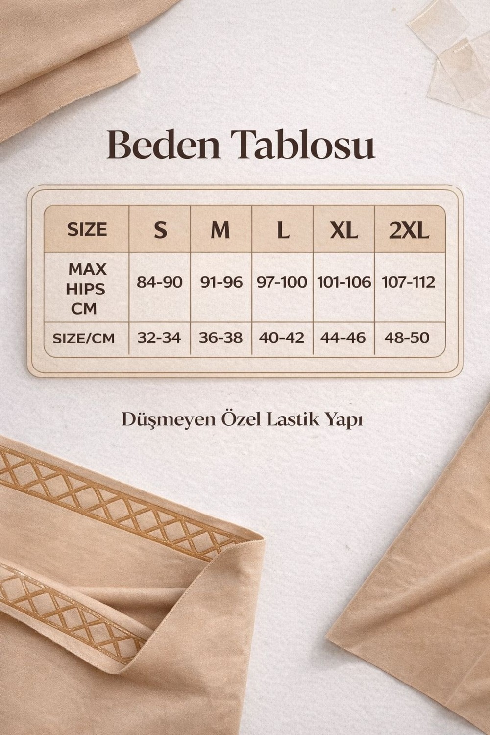 Qulat Paçalı Lazer Kesim Yüksek Bel Toparlayıcı Korse, Karın Basen Sıkılaştırıcı, Iz Yapmaz görsel 3
