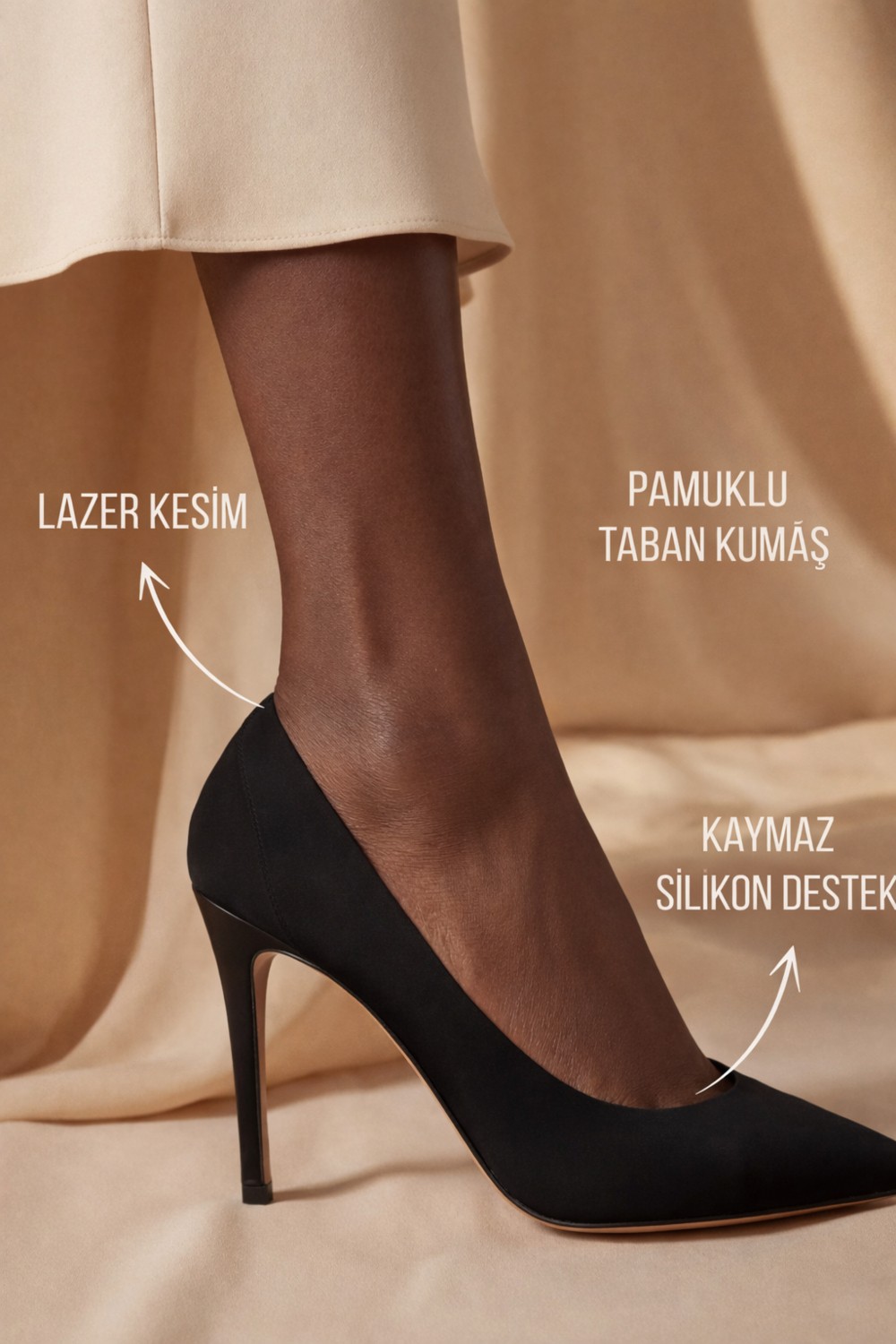 Katia & Bony Kadın Görünmez Babet Çorap Siyah görsel 2