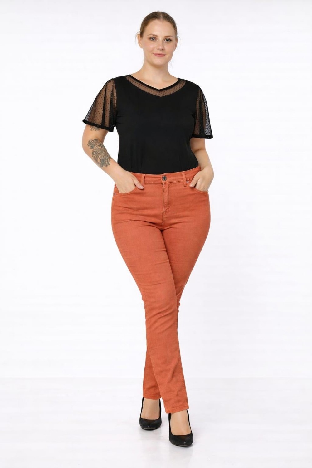 Bonita Liz 7KBPNBN17053 Bonıta 163 Genc Onvearka Cep Kenarı 3dıkıs Boru Paca Pantol Kot Lacı görsel 7