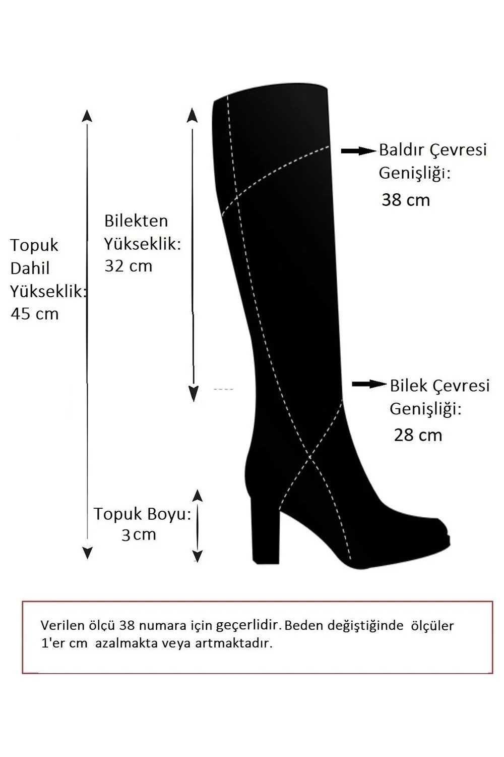 Fox Shoes Kadın Taba Çizme Suni Deri Klasik Topuk 3 cm Günlük Kullanımda Konfor Sağlar görsel 8