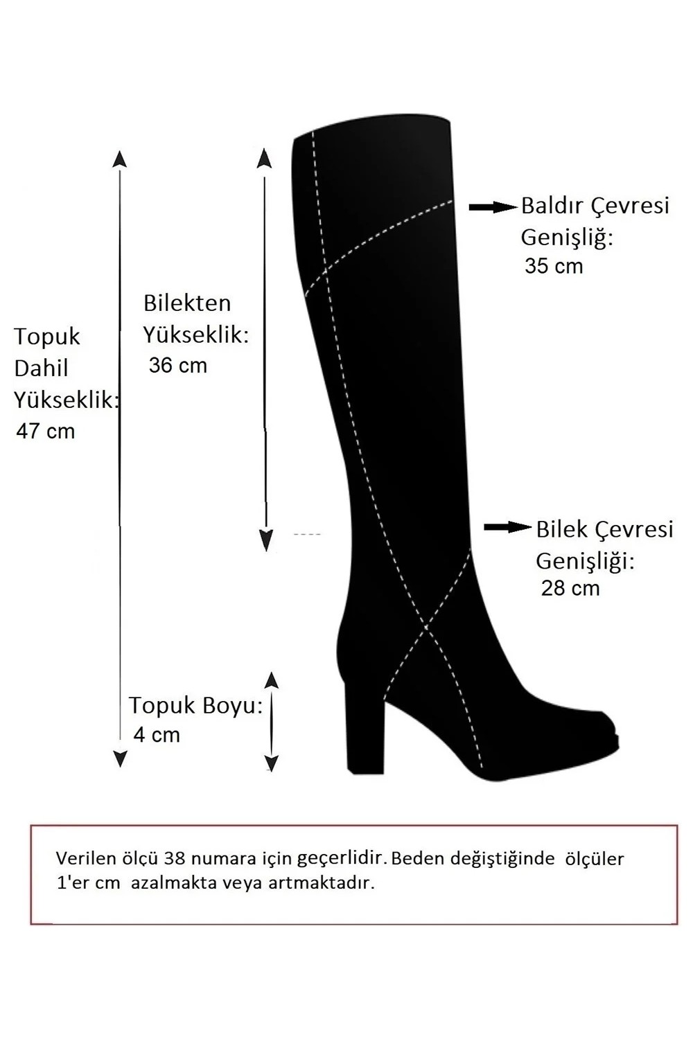 Fox Shoes Siyah Alçak Topuklu Kadın Çizme Suni Deri Düz Topuklu Konforlu Tasarım görsel 6