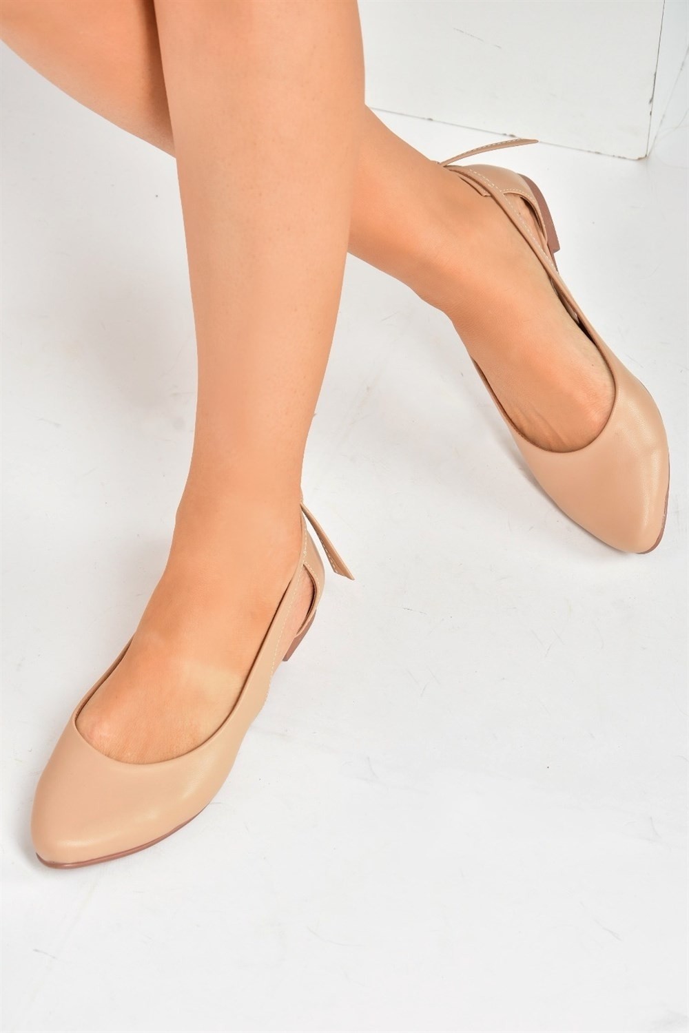 Fox Shoes Ten Kadın Babet H726324009 görsel 3