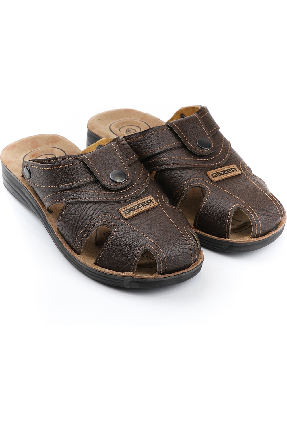 Gezer Yazlık Erkek Çıtçıtlı Ayarlanabilir Terlik-Sandalet görsel 8