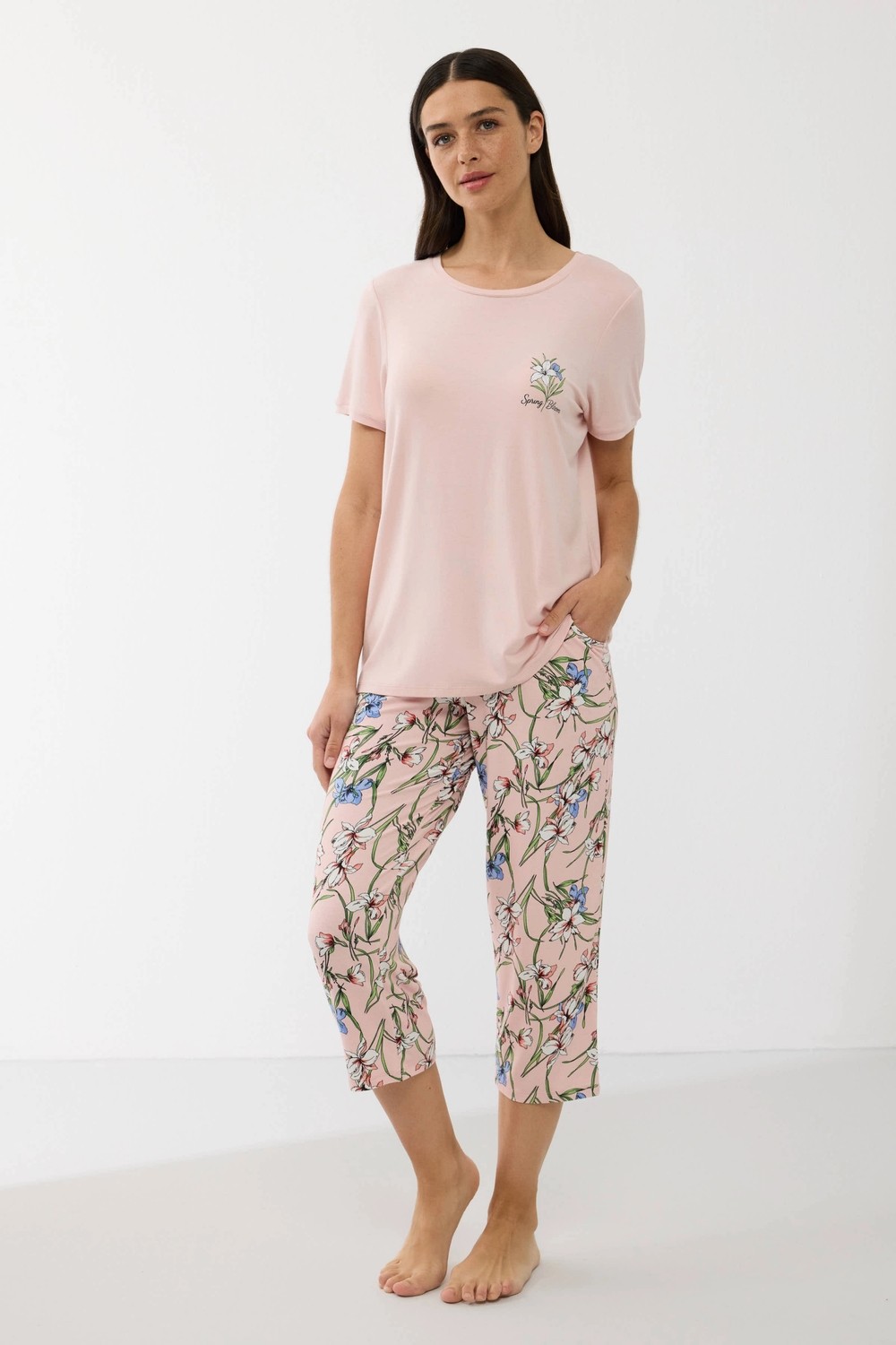 Anıl 11665 Kadın T-Shirt ve Pantalon Takım