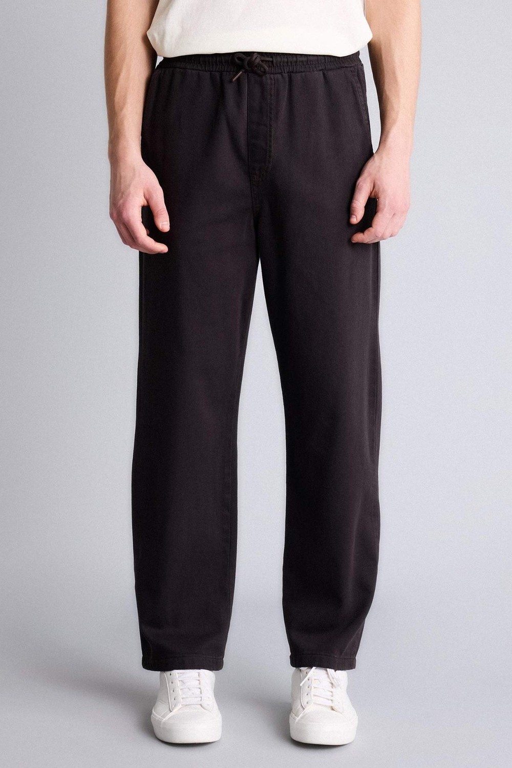 DeFacto %100 Pamuk Baggy Fit Pantolon F6129AX26SP görsel 4