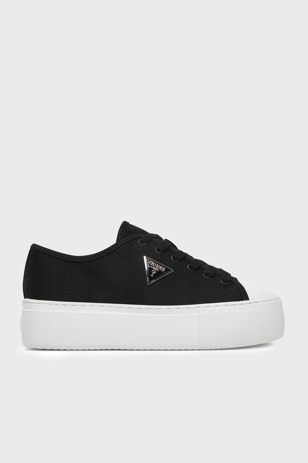 Guess Joezi Logolu Kalın Tabanlı Sneaker Ayakkabı FLJJZ3FAB12 Bayan Ayakkabı Fljjz3 FAB12 Black