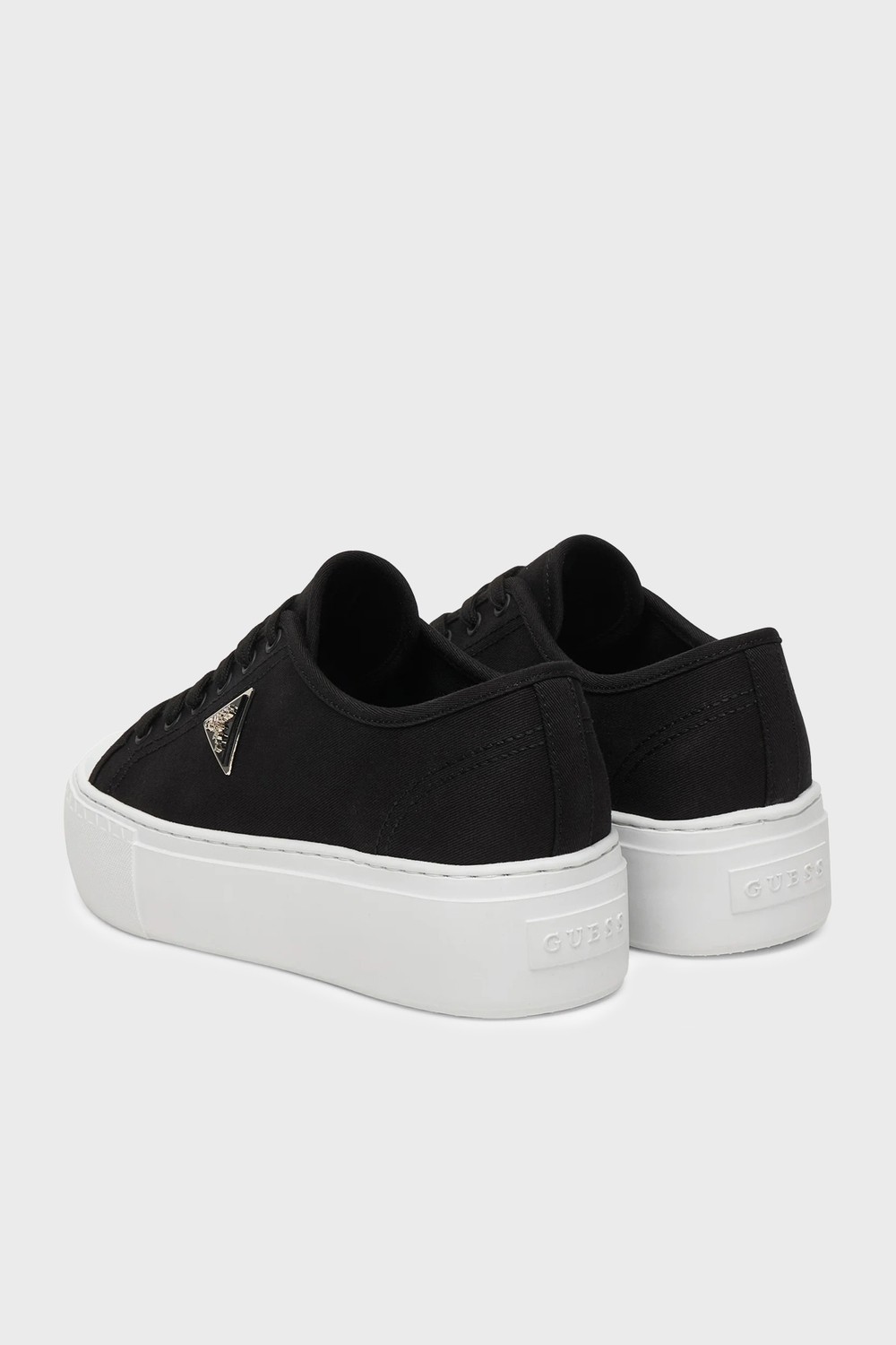 Guess Joezi Logolu Kalın Tabanlı Sneaker Ayakkabı FLJJZ3FAB12 Bayan Ayakkabı Fljjz3 FAB12 Black görsel 3